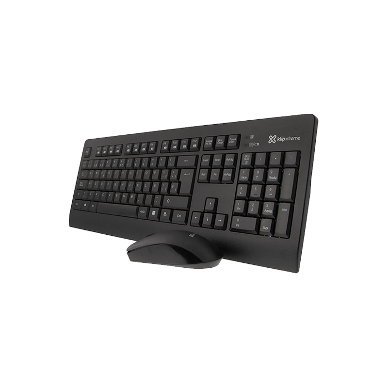 Teclado y Mouse Inalámbrico Klip Xtreme Inspire Español