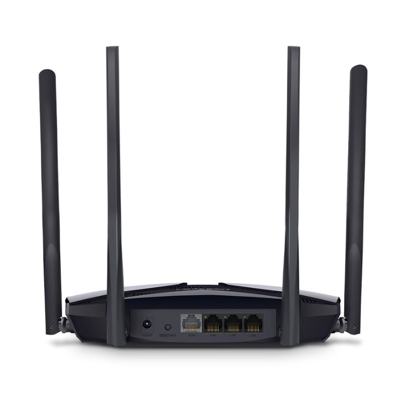 Router Wi‑Fi 6 Mercusys MR60X AX1500 de doble banda 2.4 GHz / 5 GHz 4 antenas 5 dBi gigabit