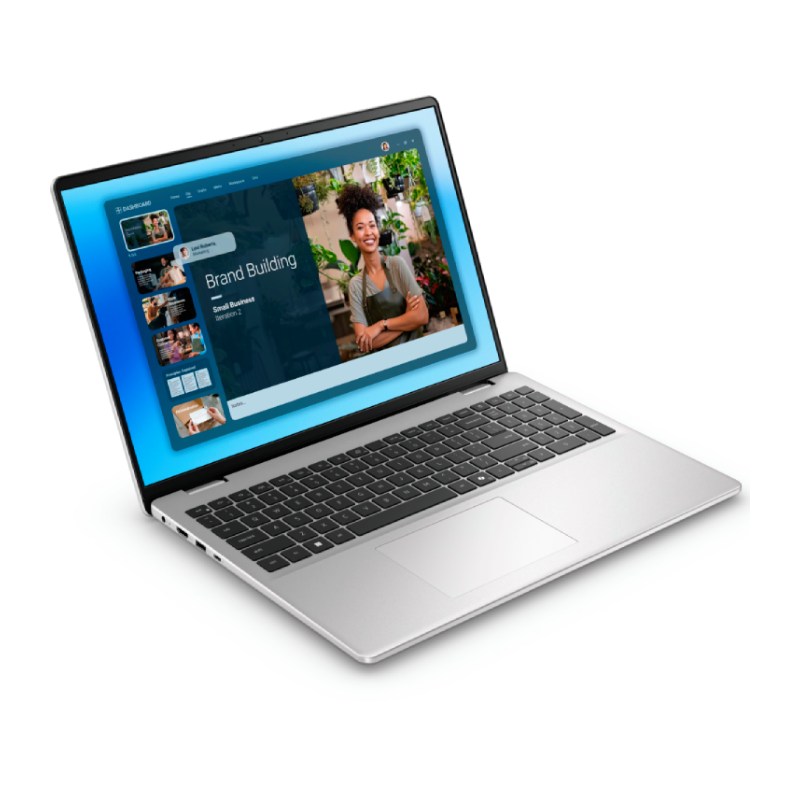 Laptop Dell 16 DC16251 16" FHD+ Core 7 150U 16GB RAM 1TB SSD Touch Plateado Teclado Inglés