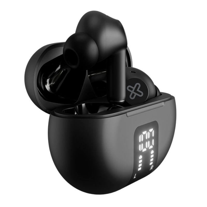 Audífonos In-Ear Klip Xtreme EdgeBuds Bluetooth con Micrófono (ENC) Negro