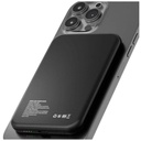 PowerBank Klip Xtreme PowerMag 5000mAh USB-C/Inalámbrico Negro