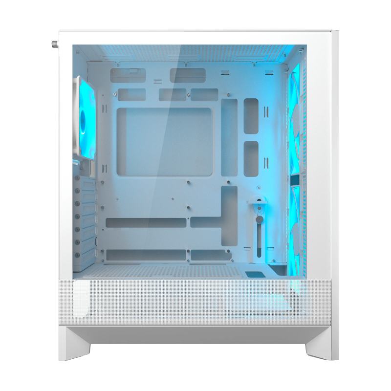 Case Gaming Cougar AIRFACE 180 White Media Torre Vidrio Templado Filtro Magnético ARGB (Sin Fuente)