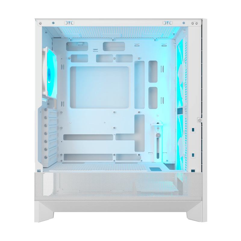 Case Gaming Cougar AIRFACE 180 White Media Torre Vidrio Templado Filtro Magnético ARGB (Sin Fuente)