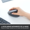 Mouse Inalámbrico Logitech MX Vertical Óptico 4000DPI Negro