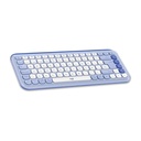 Teclado y Mouse Inalámbrico Logitech POP Icon  Lila y blanco Español