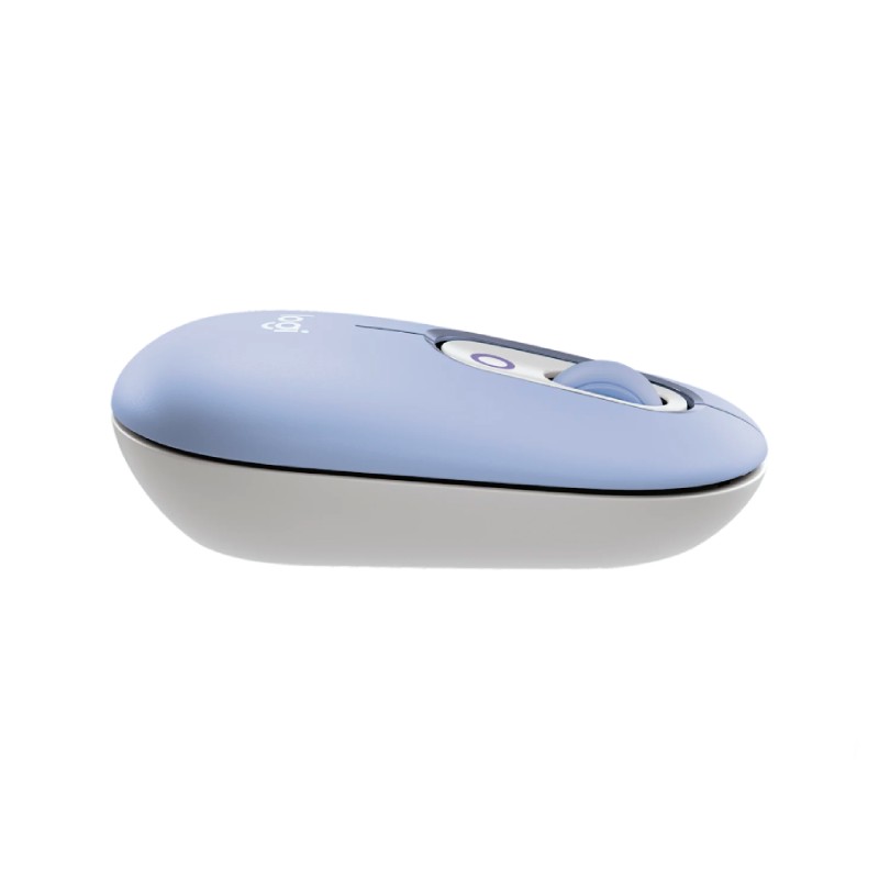 Teclado y Mouse Inalámbrico Logitech POP Icon  Lila y blanco Español