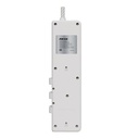 Protector de Sobretensión Forza FSP-821RUSBCW 1625W 8 tomas Blanco