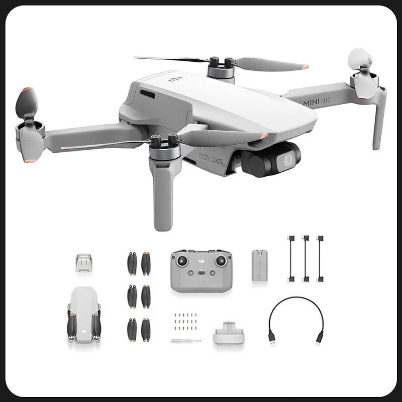 Dron DJI Mini 4K Estandar Gris