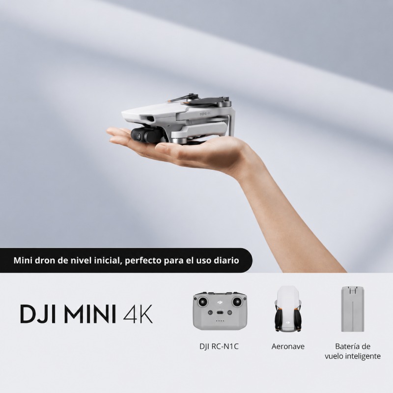 Dron DJI Mini 4K Estandar Gris