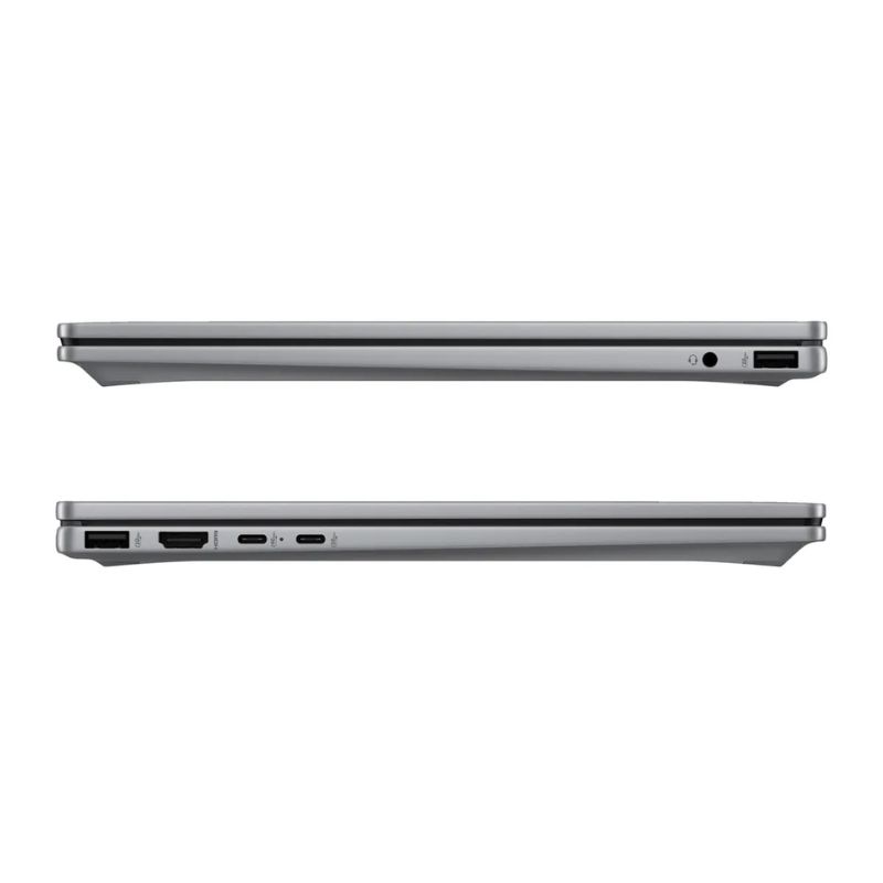 Laptop HP OmniBook 14-fk0074la 14" Touchscreen AMD Ryzen AI 7 350 24GB RAM 1TB SSD AMD Radeon W11 Home Plateada Teclado Español