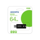 Memoria USB ADATA 64 GB UC320 USB 2.0 Negro