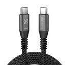 Cable USB-C a USB-C Klip Xtreme KAC-750-6FT 1.8 Metros Negro