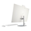 Computadora AIO HP 27-CR0252LA 27" AMD Ryzen 5 7520U 16GB RAM 512GB SSD AMD Radeon W11 Home Blanco Teclado Español