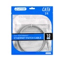 Cable de Red Unno Tekno CB4310GY con Puertos RJ45 CAT6 3 Metros