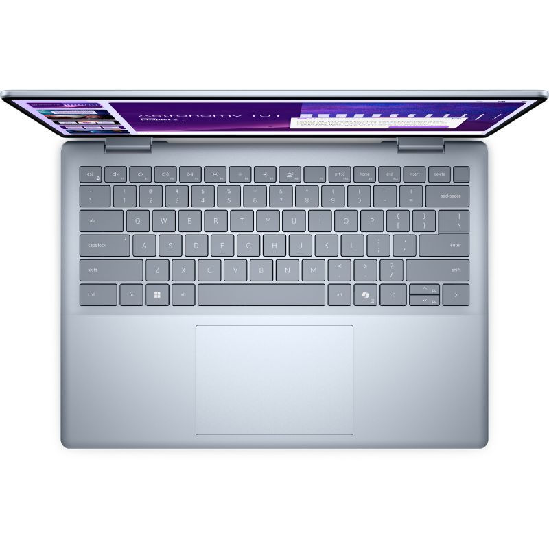 Laptop Dell Plus 2 en 1 14" Touchscreen Intel Core Ultra 7 256V 16GB RAM 1TB SSD Intel Arc Graphics W11 Home Azul Frío Teclado Inglés
