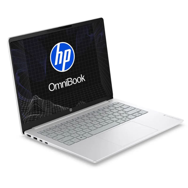 Laptop HP OmniBook 3  Touchscreen 16" AMD Ryzen 5 40 8GB RAM 256GB SSD AMD Radeon 610M W11 Home Plateada Teclado Ingles