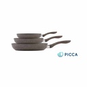 Sartenes Picca Terra 3 Piezas Mármol