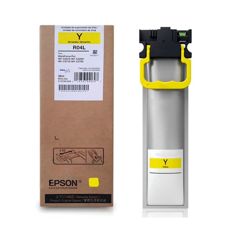 Bolsa de Tinta Epson WorkForce WF C5310/5390, C5810/5890 Amarillo STD 39ml