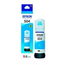 Botella de Tinta Epson T504 Cian 70ml