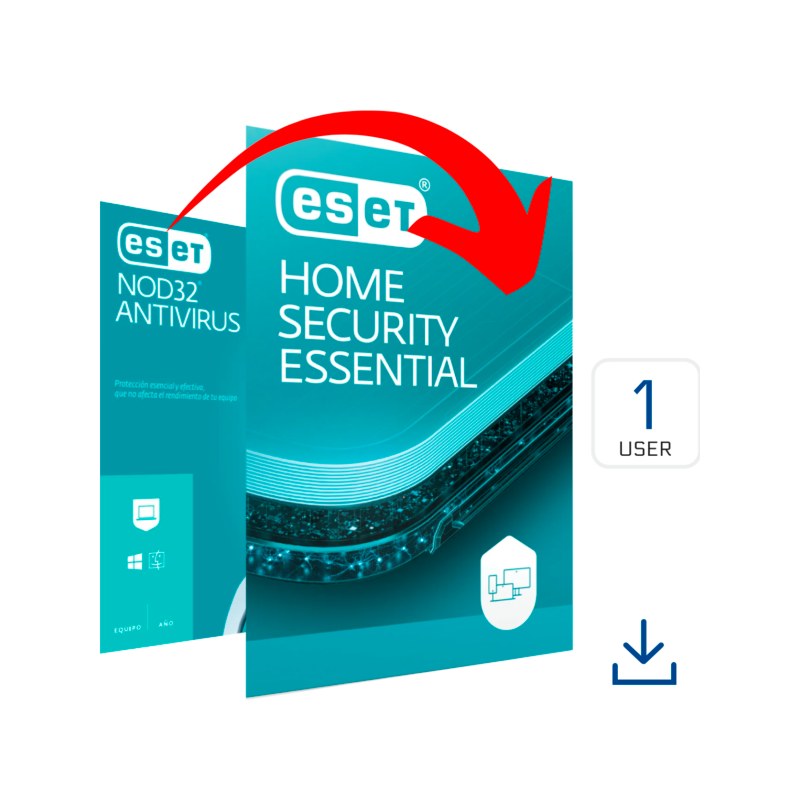 Licencia ESET Home Security Essential 10 dispositivos 1 Año ESD ***FISICA***