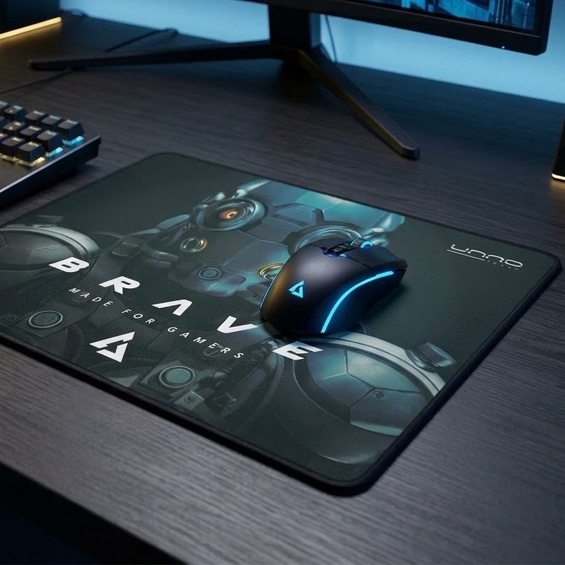 Mousepad Gaming Unno Tekno Brave