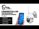 Cámara Inteligente VTA+ Ellipse 3 Exterior Smart Home Wi-Fi con Movimiento Panel Solar 2K