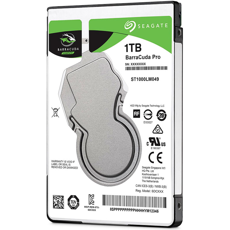 Disco Duro 2.5" 1TB Seagate BarraCuda Pro 7200RPM