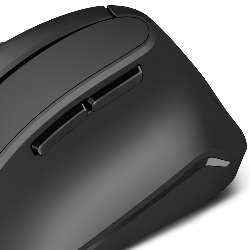 Mouse Klip Xtreme Krown Ergonómico 1600DPI Negro