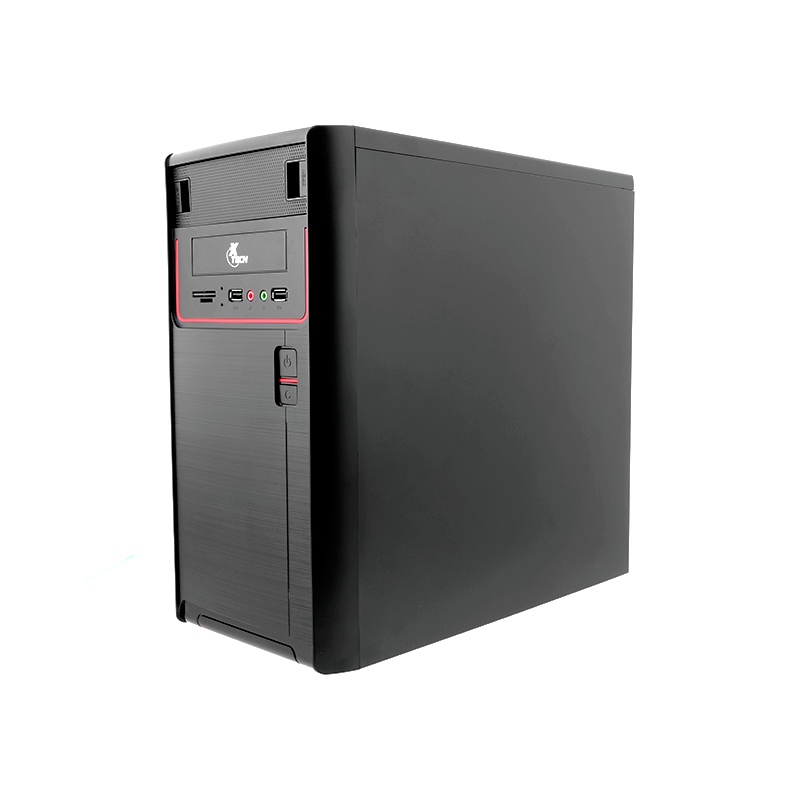 Case Xtech Micro Torre XTQ-100 con Fuente de Poder 500W Negro