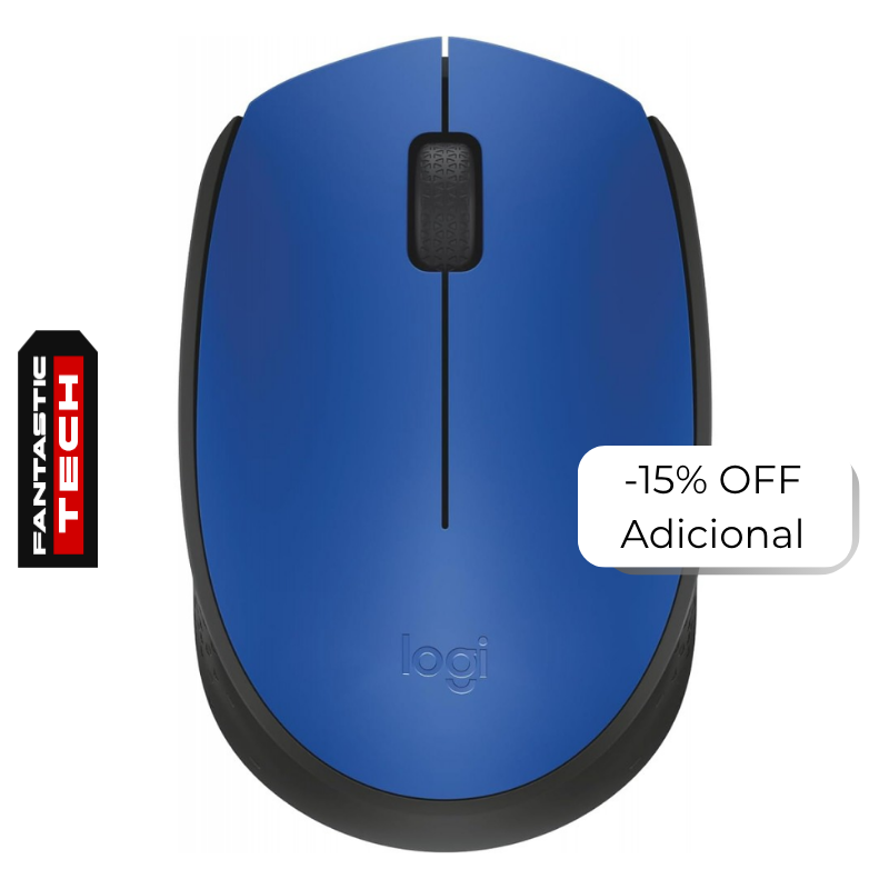 Mouse Inalámbrico Logitech M170 Óptico 1000DPI Azul