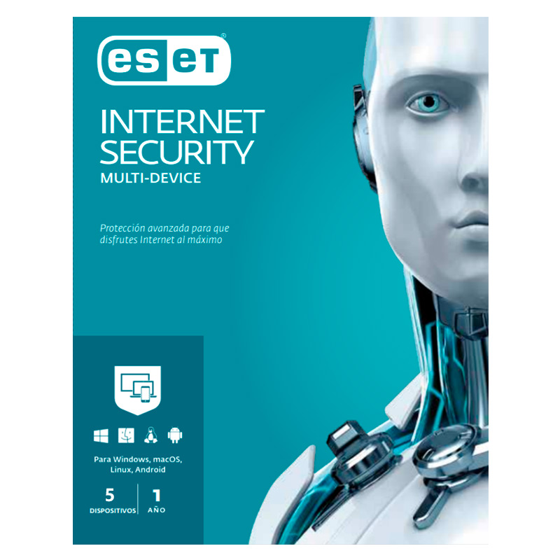 Licencia ESET Internet Security para 5 Dispositivos 1 Año ESD ***DIGITAL***