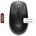 Mouse Inalámbrico Logitech M190 1000DPI Negro-Gris