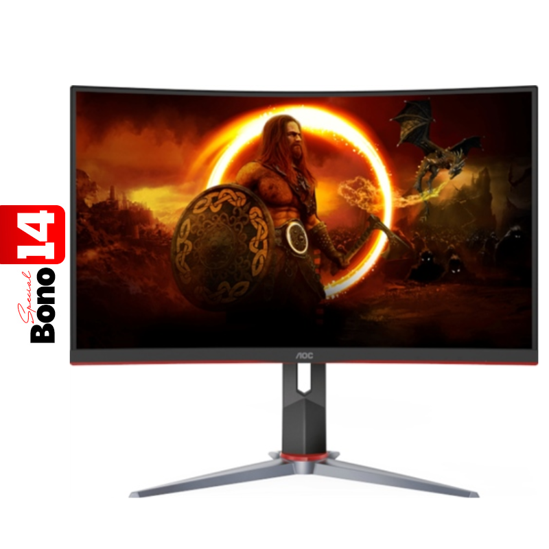 Monitor 27" LED AOC Curvo C27G2 1920x1080 165Hz VGA HDMI DP