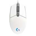 Mouse Gaming Alámbrico Logitech G203 LIGHTSYNC Blanco 8000DPI 6 Botones