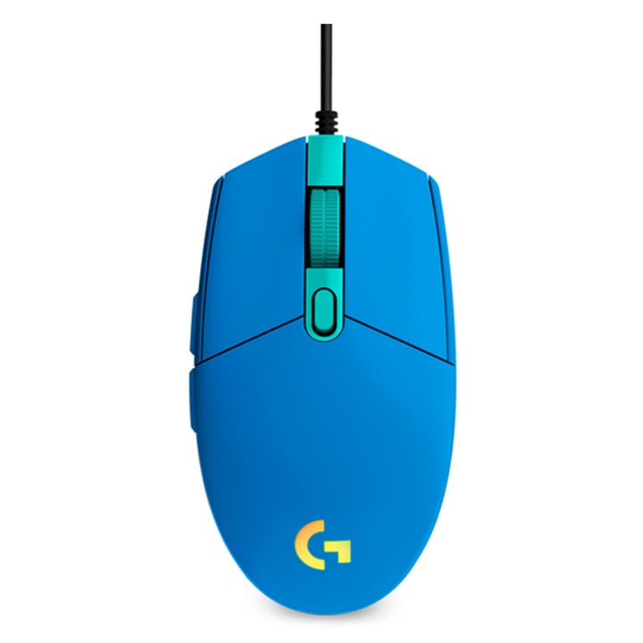 Mouse Gaming Logitech G203 LIGHTSYNC Óptico 8000DPI 6 Botones Azul