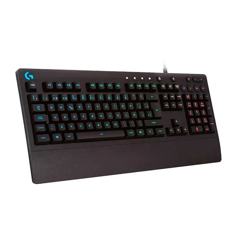 Teclado Gaming Alámbrico Logitech G213 Prodigy Inglés RGB Negro