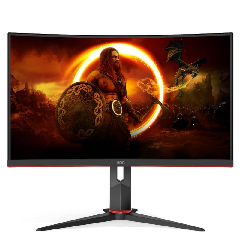 Monitor Gaming AOC 24"  C24G2 FHD 1920x1080 VA Curvo 165Hz HDMI DP VGA