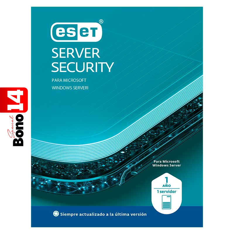 Licencia ESET Server Security 1 Servidor 1 Año ***FISICA***