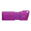 Memoria USB Kingston 64GB DataTraveler Exodia M 3.2 Neon Morado