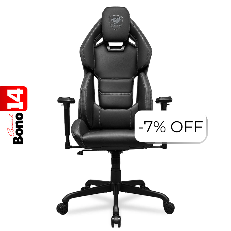 Silla Gaming Cougar HotRod Negro Dorado