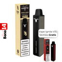 Vape Electronico Ignite V15 1500 Puffs Nic 5g Cranberry Lemonade