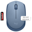 Mouse Inalámbrico Logitech M170 Óptico 1000DPI Celeste