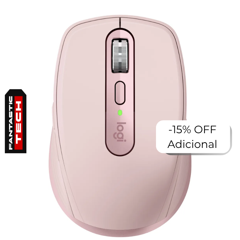 Mouse Inalámbrico Bluetooth Logitech Mx Anywhere 3S Darkfield 8000DPI Rosado
