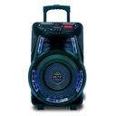 Bocina Dolphin SP-17RBT Trolley 15" Bluetooth con Micrófono 80 RMS Negro