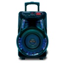 Bocina Dolphin SP-17RBT Trolley 15" Bluetooth con Micrófono 80 RMS Negro
