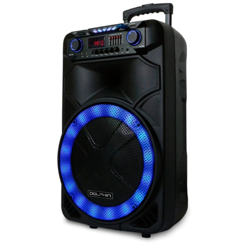 Bocina Dolphin SP-1500RBT Party Speaker 15" Bluetooth 3100W Negro