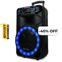 Bocina Bluetooth Dolphin SP-1500RBT Party Speaker 15" 3100W Negro