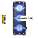 Bocina Bluetooth Dolphin SP-310RBT Triple 10" 7000W Negro