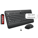 Teclado y Mouse Inalámbrico Logitech MK540 Advanced Negro Español