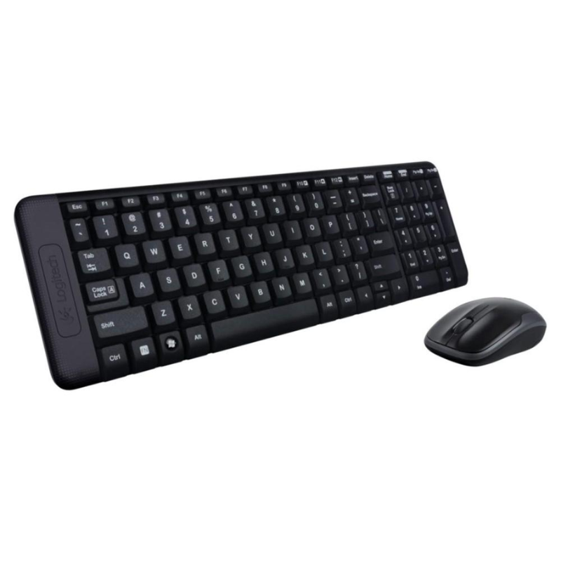 Teclado y Mouse Inalámbrico Logitech MK220 Negro
